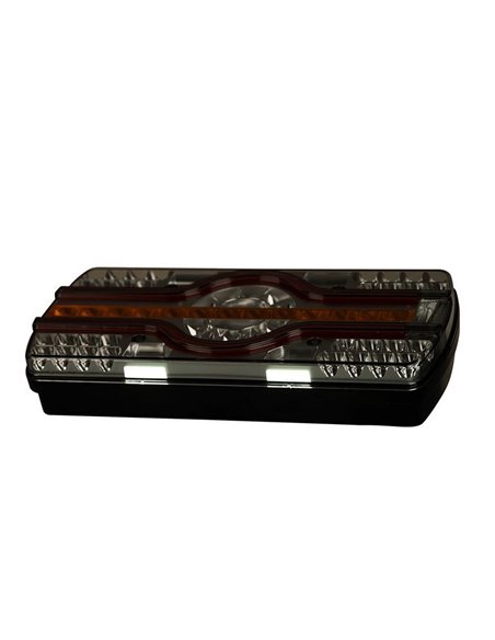 Piloto trasero LZD 2544 y 2545 6 funciones, luz matrícula inferior 12/24V IP68