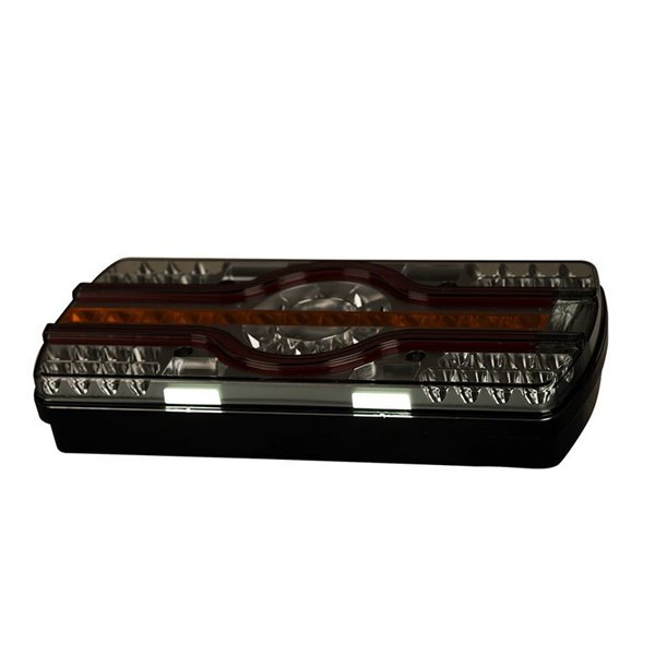 Lanterna traseira LZD 2544 e 2545, 6 funções, luz inferior da placa de matrícula 12/24V IP68