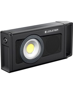 Lámpara de trabajo LED recargable iF4R Music 2500 lm con altavoz Bluetooth