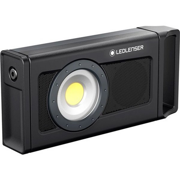 Lámpara de trabajo LED recargable iF4R Music 2500 lm con altavoz Bluetooth