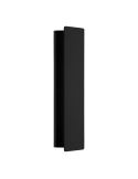 Lámpara de pared LED rectangular moderno negro ZUBIALDE, 12W 3000K 1550Lm