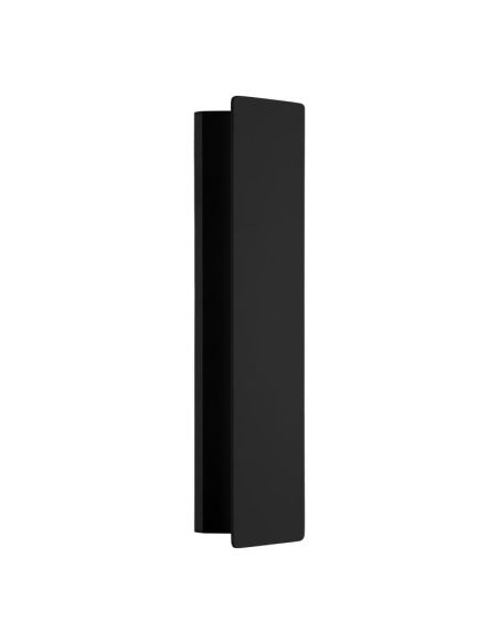 Lámpara de pared LED rectangular moderno negro ZUBIALDE, 12W 3000K 1550Lm