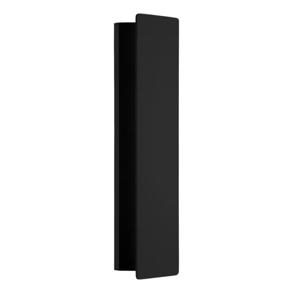 Lámpara de pared LED rectangular moderno negro ZUBIALDE, 12W 3000K 1550Lm