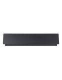 Lámpara de pared LED rectangular moderno negro ZUBIALDE, 12W 3000K 1550Lm