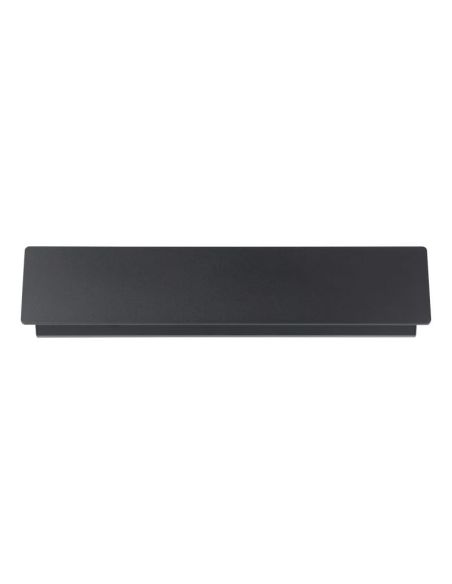 Lámpara de pared LED rectangular moderno negro ZUBIALDE, 12W 3000K 1550Lm