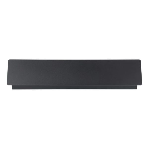 Lámpara de pared LED rectangular moderno negro ZUBIALDE, 12W 3000K 1550Lm