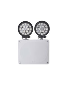 Proyectores de emergencia LED adosada a la pared a grandes alturas 5m, SD 1900Lm, 5000K