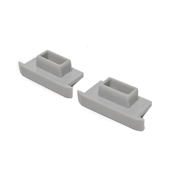 Lot de 2 embouts pour profil LM3809 (finition professionnelle)