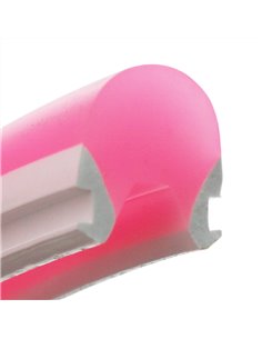 Capa de silicone rosa para fita de LED NEXT GENERATION, 8x10 mm, 50 metros