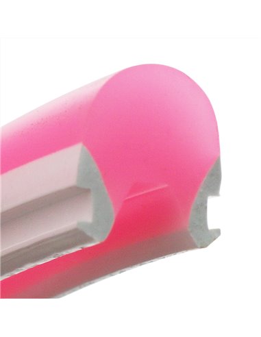 Gaine en silicone rose pour ruban LED nouvelle génération, 8 x 10 mm, 50 mètres