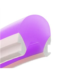 Capa de silicone roxa para fita de LED NEXT GENERATION de 8x10 mm e 50 metros.