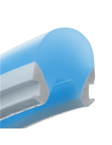 Funda de silicona azul para tira LED NEXT GENERATION, 8x10 mm 50 metros