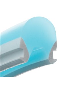 Funda de silicona azul claro para tira LED NEXT GENERATION, 8x10 mm 50 metros