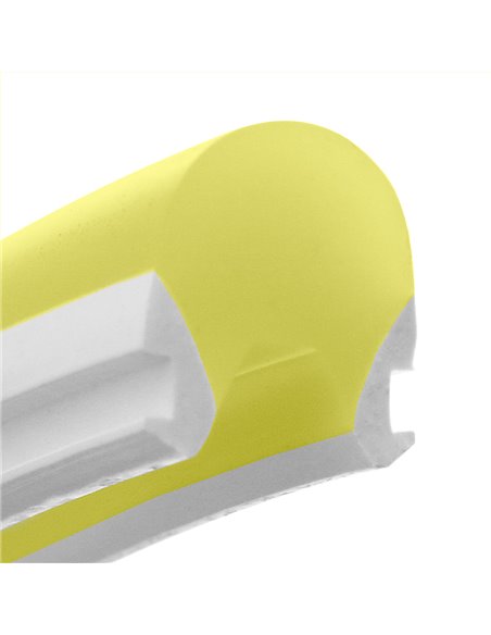 Capa de silicone amarela para fita de LED NEXT GENERATION de 8x10 mm e 50 metros.