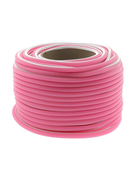Gaine en silicone rose pour ruban LED nouvelle génération, 8 x 10 mm, 50 mètres