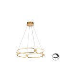 Suspension COLETTE Ø60 LED 54W 4860 lm Dimmable 0-10V Or rose