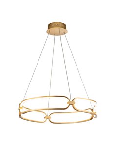 Lámpara colgante COLETTE Ø60 LED 54W 4860 lm dimable 0-10V Oro rosa