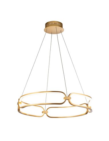 Lámpara colgante COLETTE Ø60 LED 54W 4860 lm dimable 0-10V Oro rosa