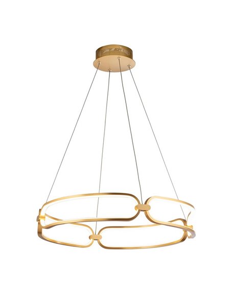 Lámpara colgante COLETTE Ø60 LED 54W 4860 lm dimable 0-10V Oro rosa