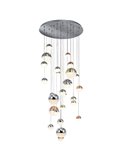 Lámpara colgante grande SPHERE Ø80 27 luces LED 147,6W 10330 lm CCT Bluetooth