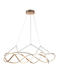 Lámpara de techo MOLLY LED 63W 5670 lm dimable TRIAC 0-10V Oro rosa