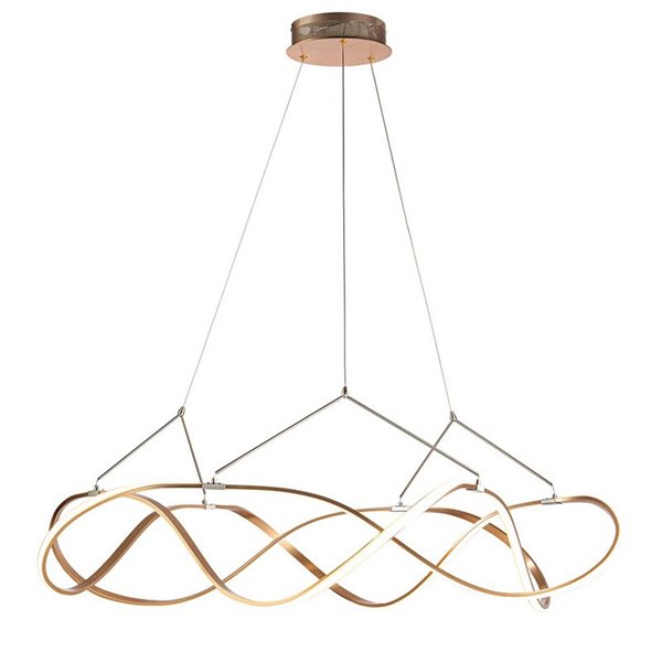 Luminária de teto LED MOLLY 63W 5670 lm Dimerizável TRIAC 0-10V Ouro Rosa