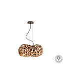 Lámpara de techo NARISA 5 luces LED 30W 2750 lm, altura ajustable Oro rosa
