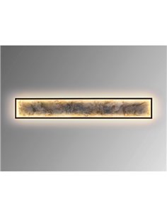 Applique/plafonnier LED STONE 80W 1288 lm CCT, finition ardoise et métal, noir 2