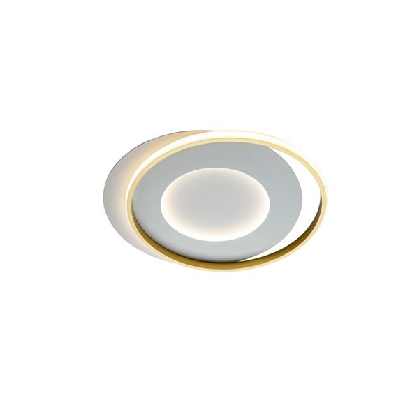 Luminária de teto LIMBOS Ø55cm LED 40W 4400 lm 3000K Branco Dourado