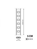 Tira LED 12V FLEXILIGHT IP44 60 LED/m 20 metros azul claro 9W/m