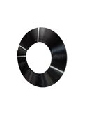 Difusor negro para perfil LED en rollo 30 metros, ancho 12,5 mm, PC