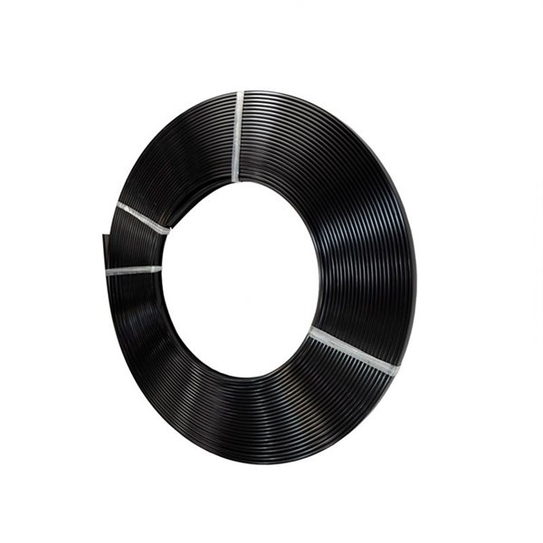 Difusor negro para perfil LED en rollo 30 metros, ancho 12,5 mm, PC