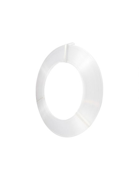 Difusor opalino para perfil de LED, rolo de 30 metros, 12,5 mm de largura, PC