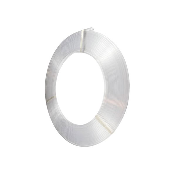 Difusor transparente para perfil LED en rollo 30 metros, ancho 12,5 mm, PC