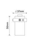Foco LED TRIMASI 5W 3000K 400Lm oro, blanco o negro