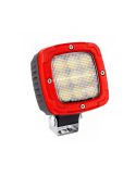Faro LED de trabajo potente con enchufe Stecker integrado, flujo luminoso ancho 4100Lm, 5700K, E9 EMC