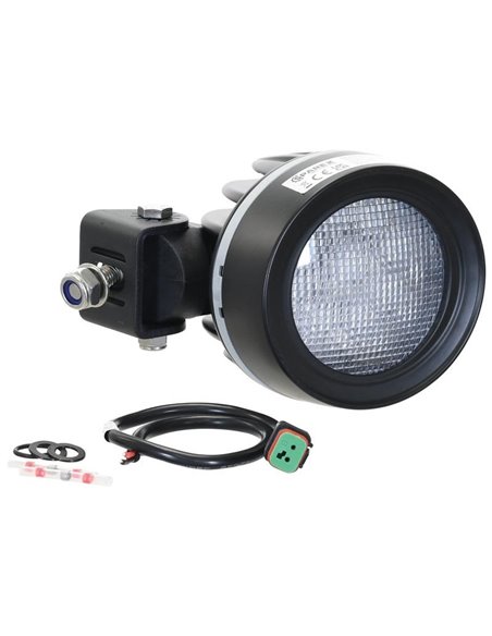 Faro de trabajo LED asimétrico 10/30V 4950Lm Valmet y Valtra, conector DT y soporte ECE R10 – E4 10R/054223