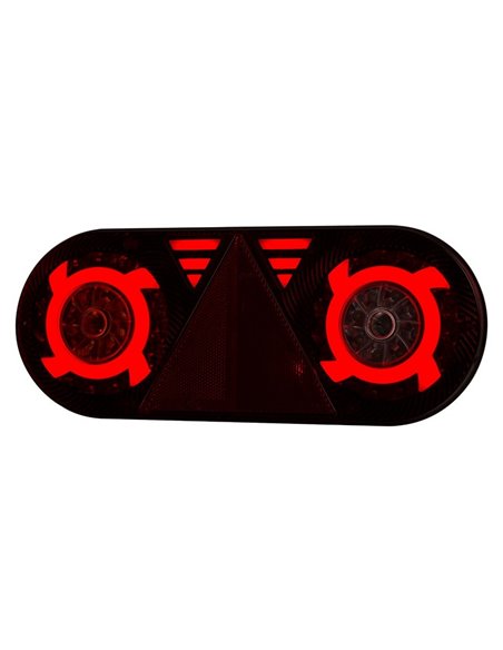 Lanterna traseira de LED STELLA com 6 funções, 12/24V, LZD 2550 / LZD 2551, IP68