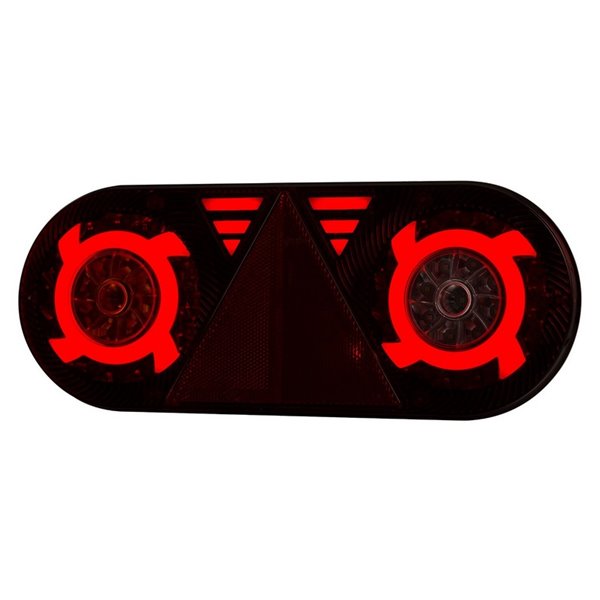Feu arrière à LED STELLA 6 fonctions 12/24 V LZD 2550 / LZD 2551 IP68