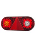 Feu arrière à LED STELLA 6 fonctions 12/24 V LZD 2550 / LZD 2551 IP68