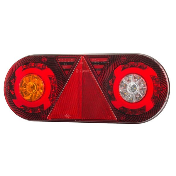 Feu arrière à LED STELLA 6 fonctions 12/24 V LZD 2550 / LZD 2551 IP68