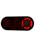 Piloto trasero LED STELLA 6 funciones 12/24V LZD 2550 / LZD 2551 IP68