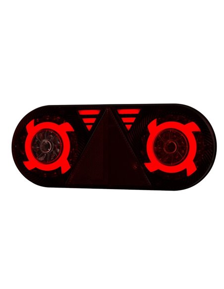 Piloto trasero LED STELLA 6 funciones 12/24V LZD 2550 / LZD 2551 IP68