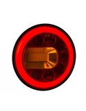 Piloto trasero LED LUNA LZD 2446 / 2447con posición neón, freno e intermitente neon 12/24V IP68 E9 ECE R06/R07