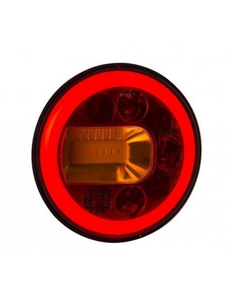 Piloto trasero LED LUNA LZD 2446 / 2447con posición neón, freno e intermitente neon 12/24V IP68 E9 ECE R06/R07