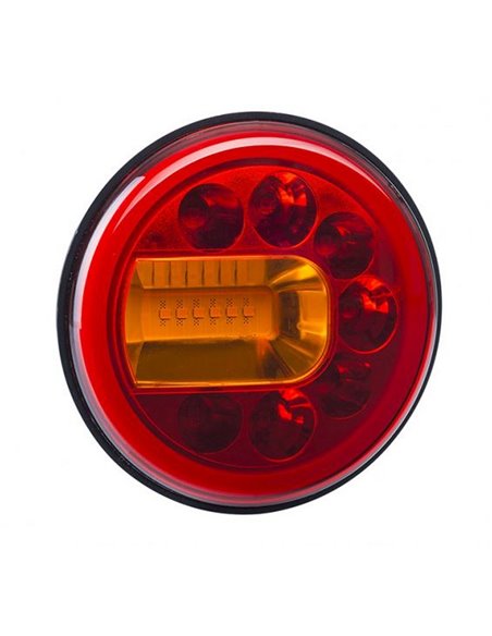 Piloto trasero LED LUNA LZD 2446 / 2447con posición neón, freno e intermitente neon 12/24V IP68 E9 ECE R06/R07
