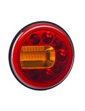 Feu arrière LED LUNA LZD 2446 / 2447 avec témoin de position, de freinage et clignotant néon 12/24 V IP68 E9 ECE R06/R07