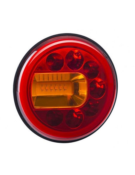 Piloto trasero LED LUNA LZD 2446 / 2447con posición neón, freno e intermitente neon 12/24V IP68 E9 ECE R06/R07