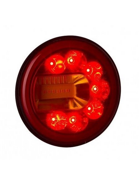 Piloto trasero LED LUNA LZD 2446 / 2447con posición neón, freno e intermitente neon 12/24V IP68 E9 ECE R06/R07
