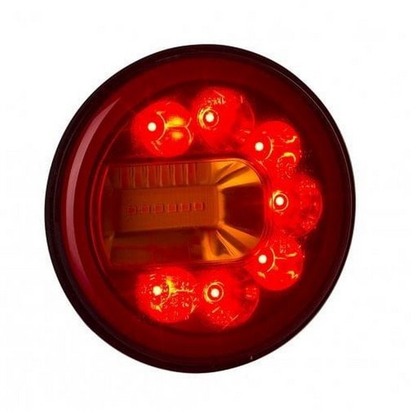 Feu arrière LED LUNA LZD 2446 / 2447 avec témoin de position, de freinage et clignotant néon 12/24 V IP68 E9 ECE R06/R07